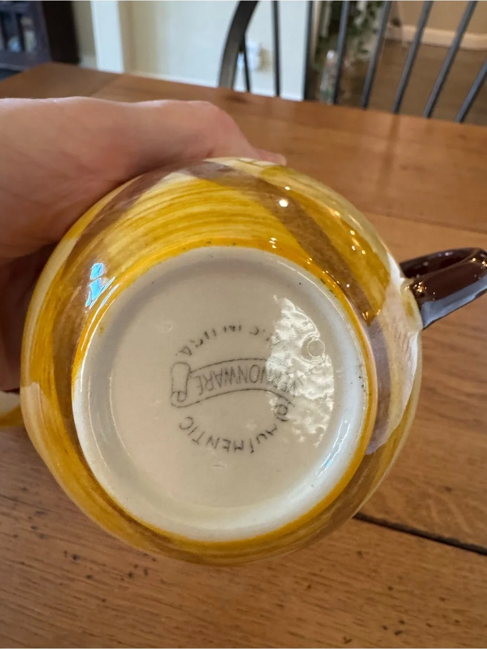 Vintage Vernonware Sugar & Creamer